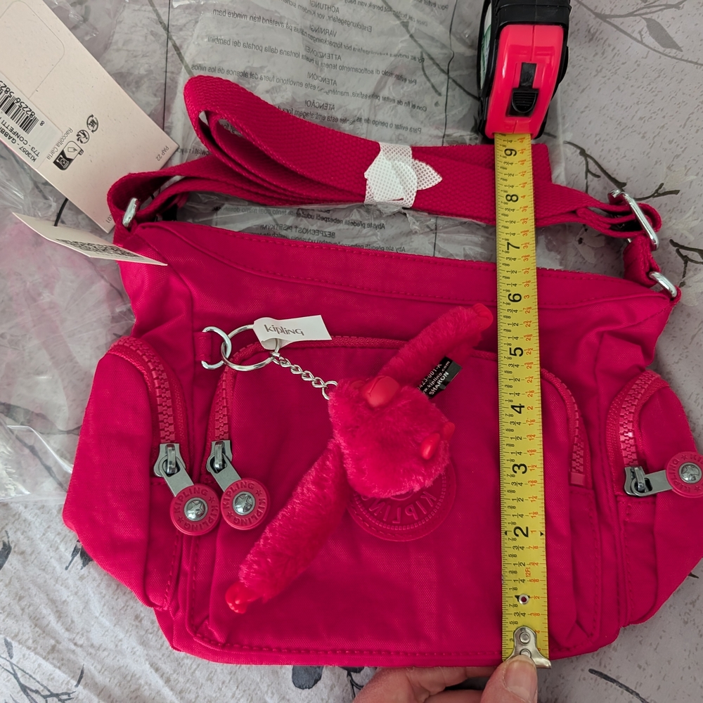 NWT -Kipling Women's Red Crossbody Bag - Picture 2 of 7